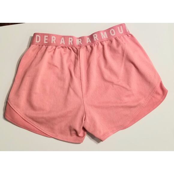 Under Armour Women's Play Up Heatgear Running Short Sz Med Loose - Picture 2 of 4